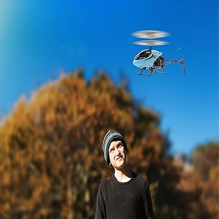 QUEENZOMY Gravity Sensor RC Helicopter for Boys Age 4+ years I Light Weight Indoor and Outdoor Helicopter I Pack of 1 I Multicolour (As per availability)