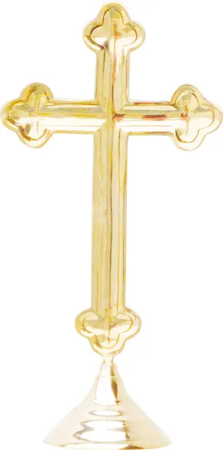 Brass Decorative Showpiece Cross Christmas Gift item - 6.3*3.7*12.5 inch (F486 D)