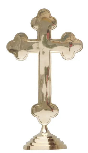 Brass Decorative Showpiece Cross Christmas Gift item - 10.5*6*19 inch (F486 F)