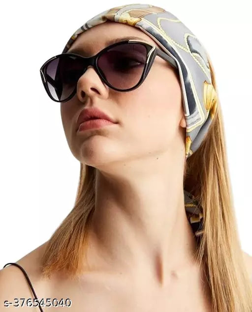 GLAMORSTYL Women Sunglasses 2023 Retro Design (33Black)