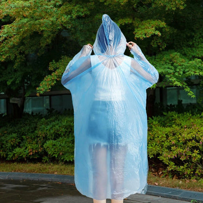 6182 Disposable Rain Coat For Having Prevention From Rain And Storms To Keep Yourself Clean And Dry. 