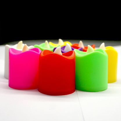 6429 10PCS FESTIVAL DECORATIVE - LED TEALIGHT CANDLES | BATTERY OPERATED CANDLE IDEAL FOR PARTY. 