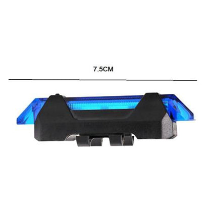 1617 Rechargeable Bicycle Front Waterproof LED Light (Blue) 