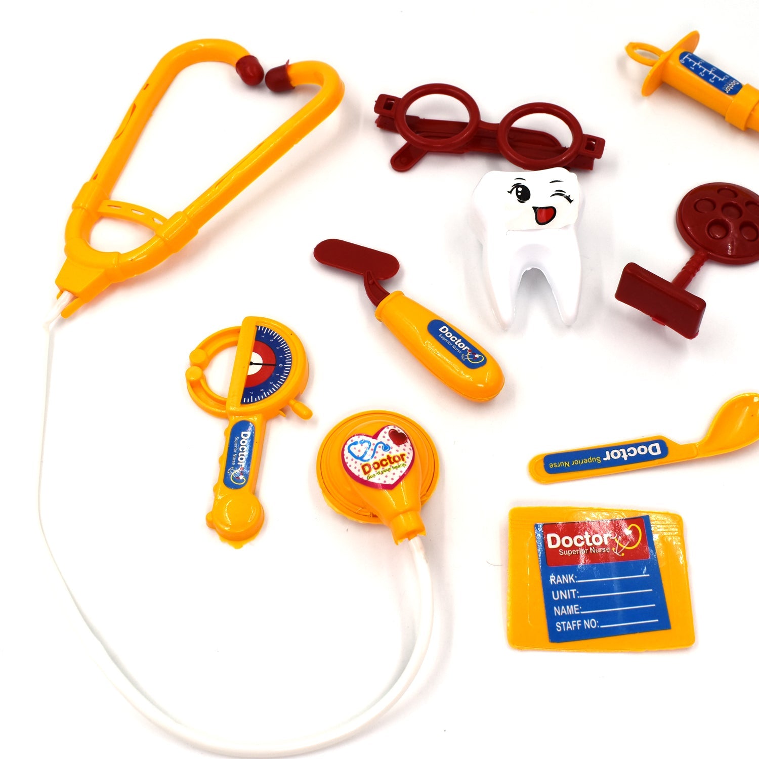 4898 Doctor Play Set Kit Compact Medical Accessories Toy Set Pretend Play Kids 