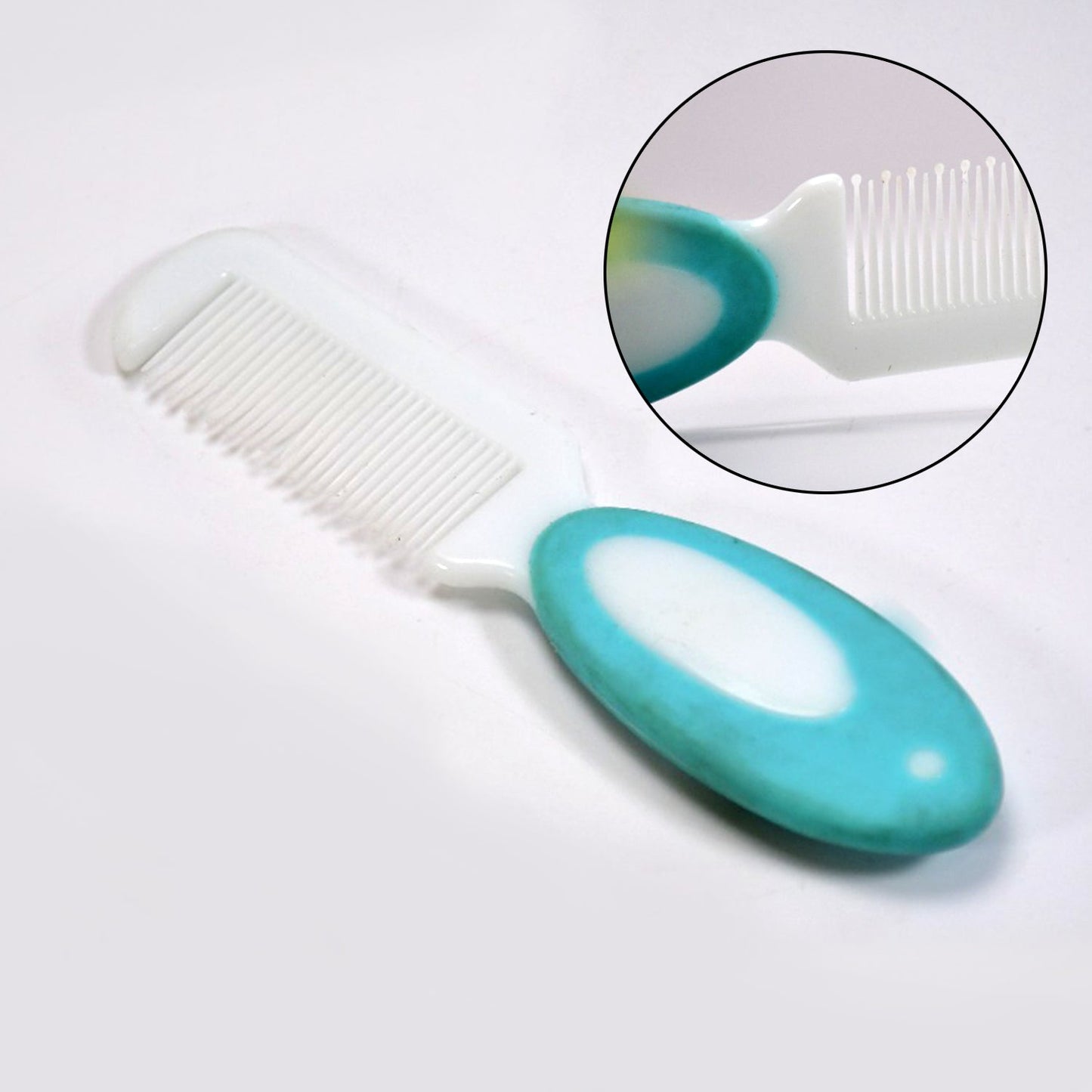 6492 1pc Plastic Rounded Lobes Soft Bristle Baby Soft Hair Brush (Multi-Design) 
