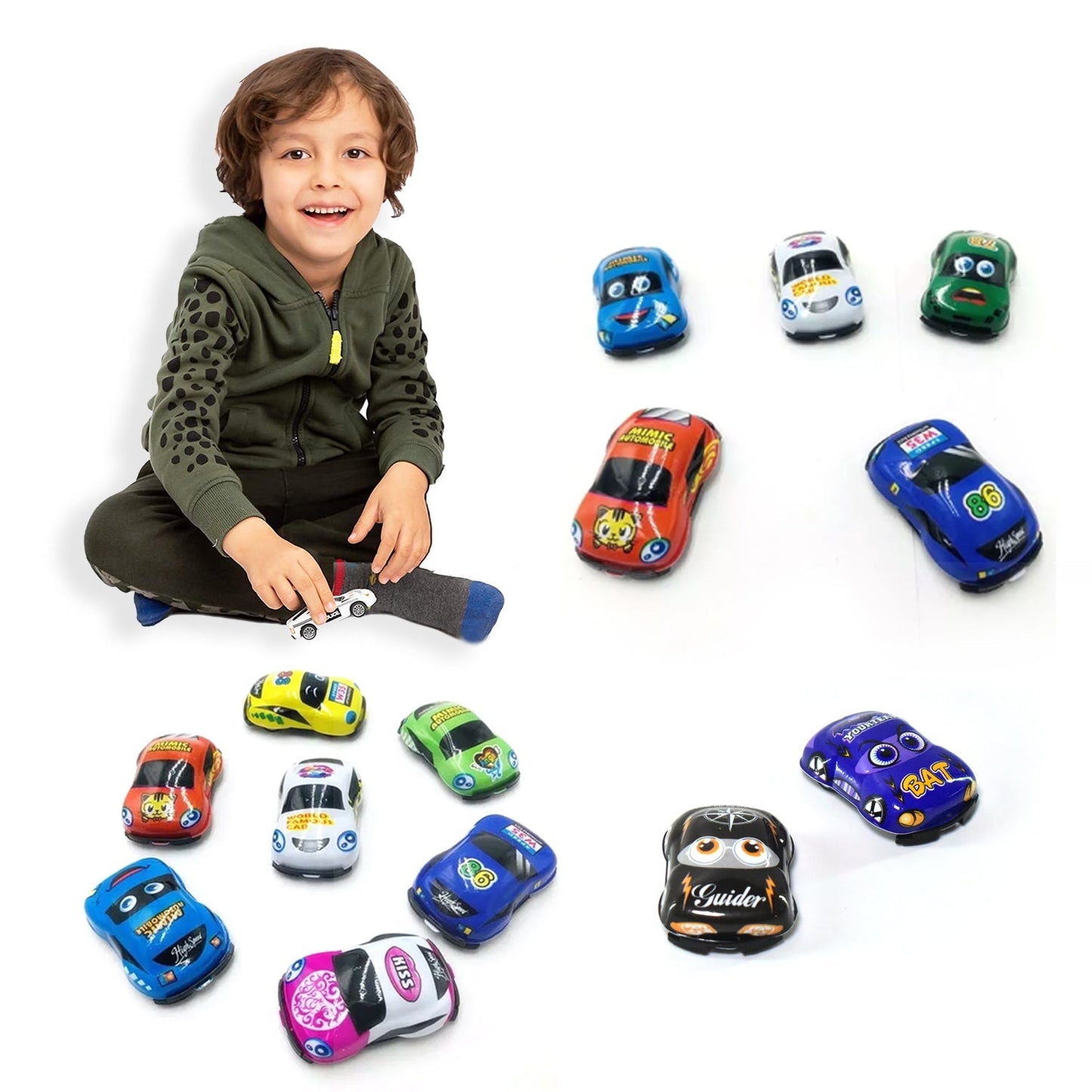 8074A 30 Pc Mini Pull Back Car Widely Used By Kids And Children’s For Playing Purposes. 