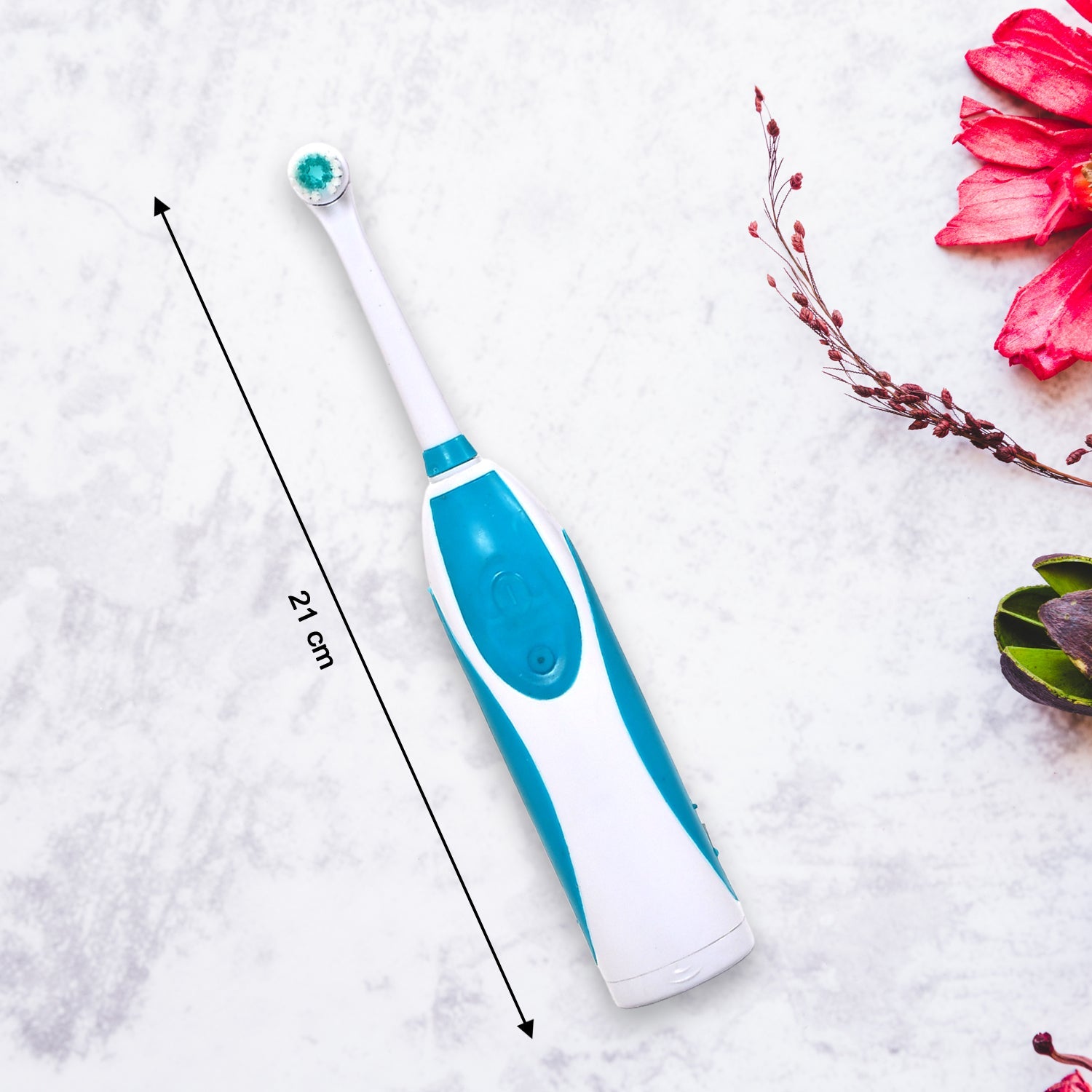 6209 Electric Toothbrush for Adults and Teens, Electric Toothbrush Battery Operated Deep Cleansing Toothbrush. 