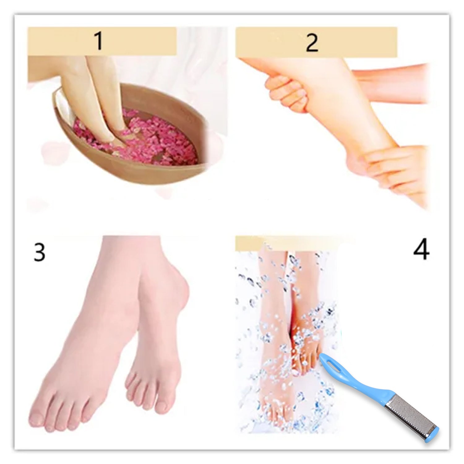 6479 Removing Hard, Cracked, Dead Skin Cells - Professional Callus Remover Foot Corn Remover 