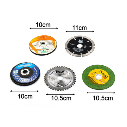 1781 5Pc Grinding Wheel Set For Cutting Wooden Or Marbles 