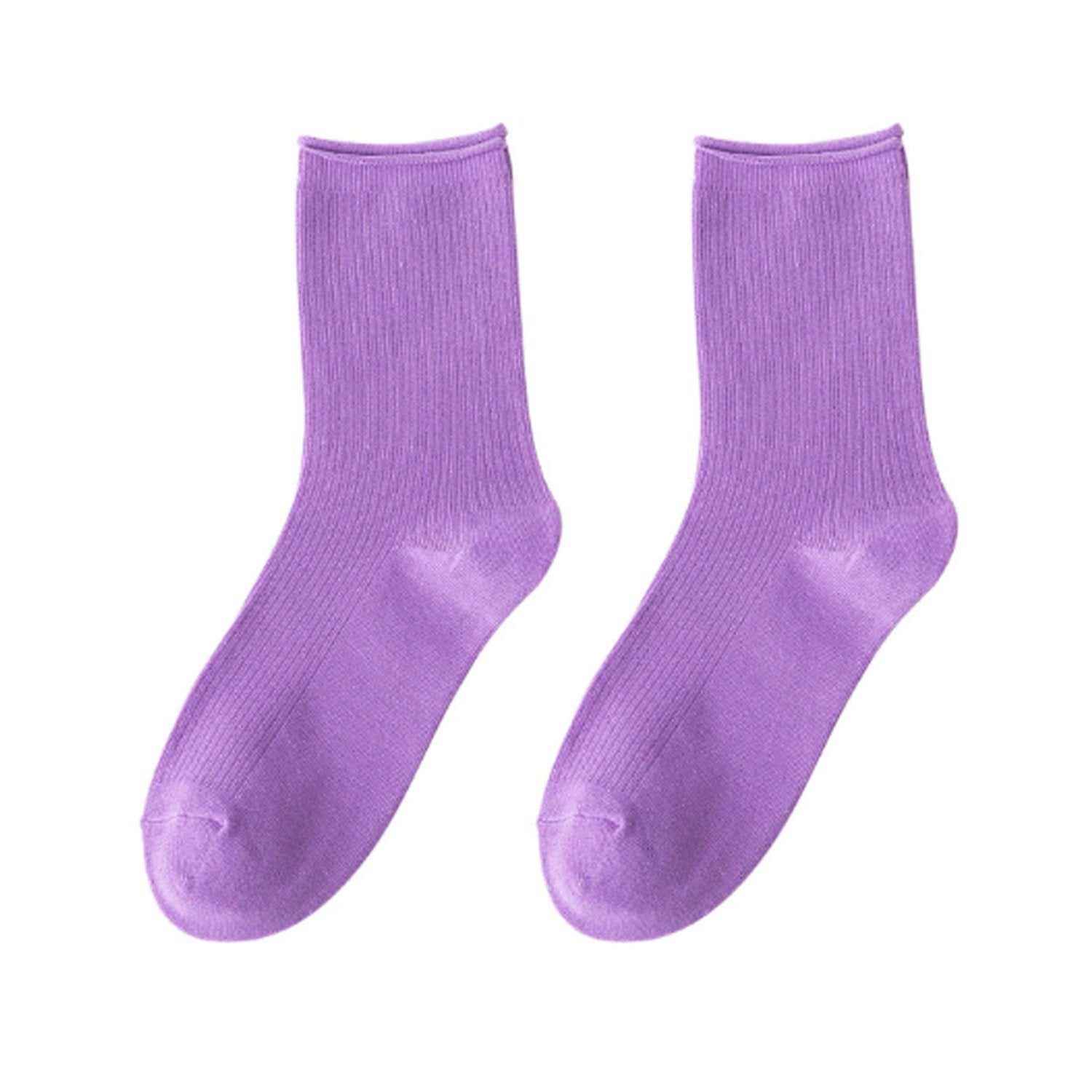 7304 Socks Breathable Thickened Classic Simple Soft Skin Friendly 
