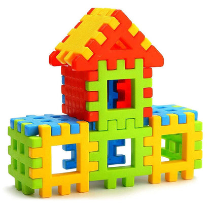 8038  Blocks House Multi Color Building Blocks with Smooth Rounded Edges (110Pc Set) 