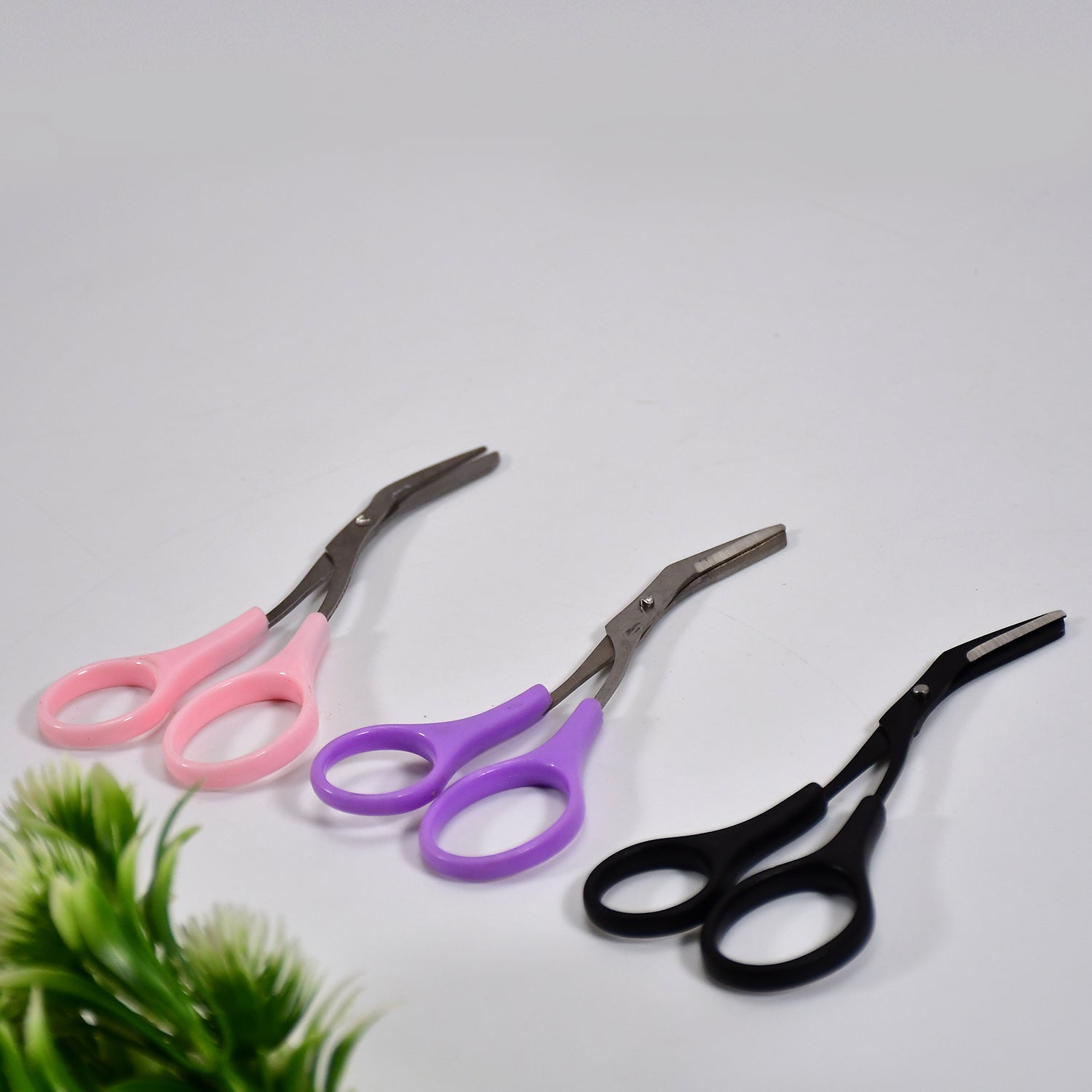 9118 Stainless Steel Eyebrow Grooming Shear Scissors, Hair Removal Shaper Shaping Tool Makeup Beauty Accessories for Men and Women 