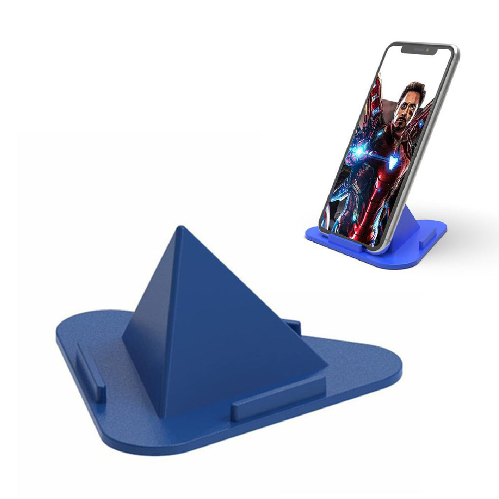 4640 Universal Portable Three-Sided Pyramid Shape Mobile Holder Stand 