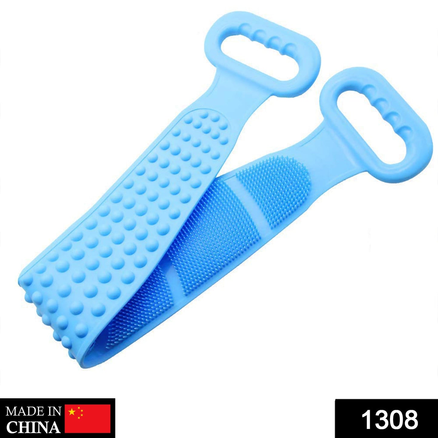 1308 Silicone Body Back Scrubber Bath Brush Washer For Dead Skin Removal 