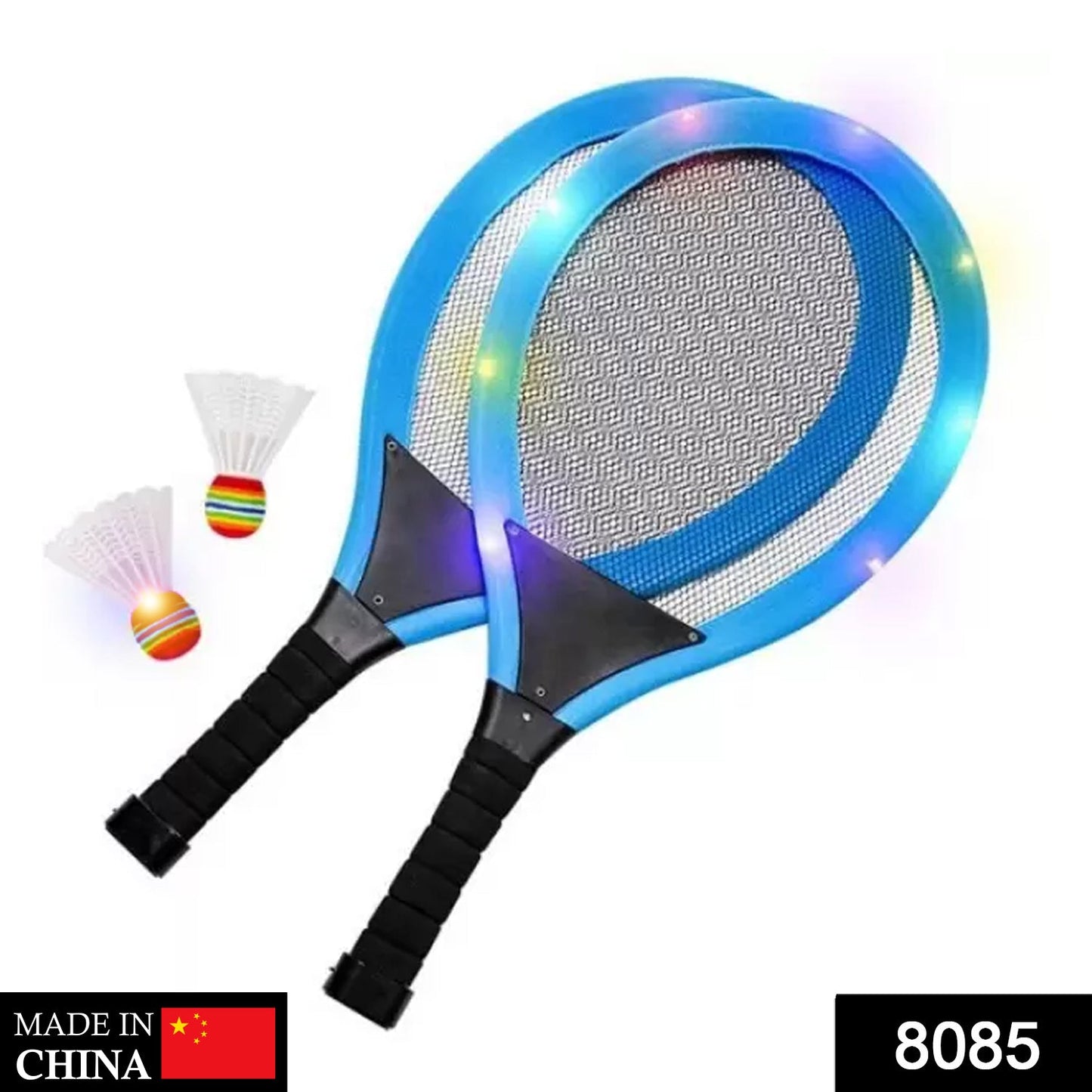 8085 Led Badminton Set For Playing Purposes Of Kids And Children’s. 