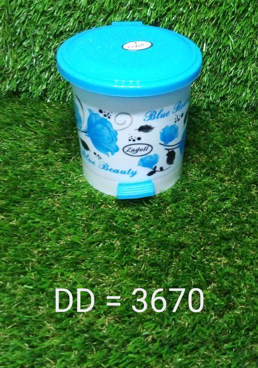 3670 Plastic Pedal Dustbin/Desk Dustbin 