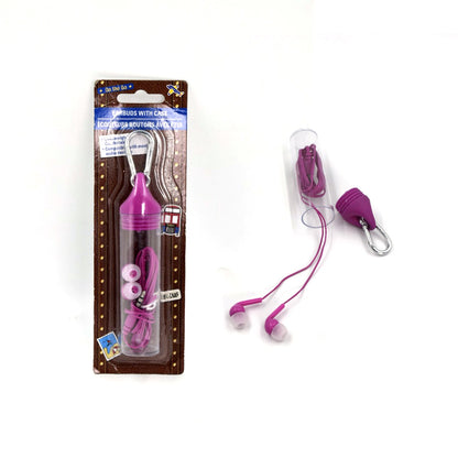 7273 Phone Earphones with Microphone with Case 