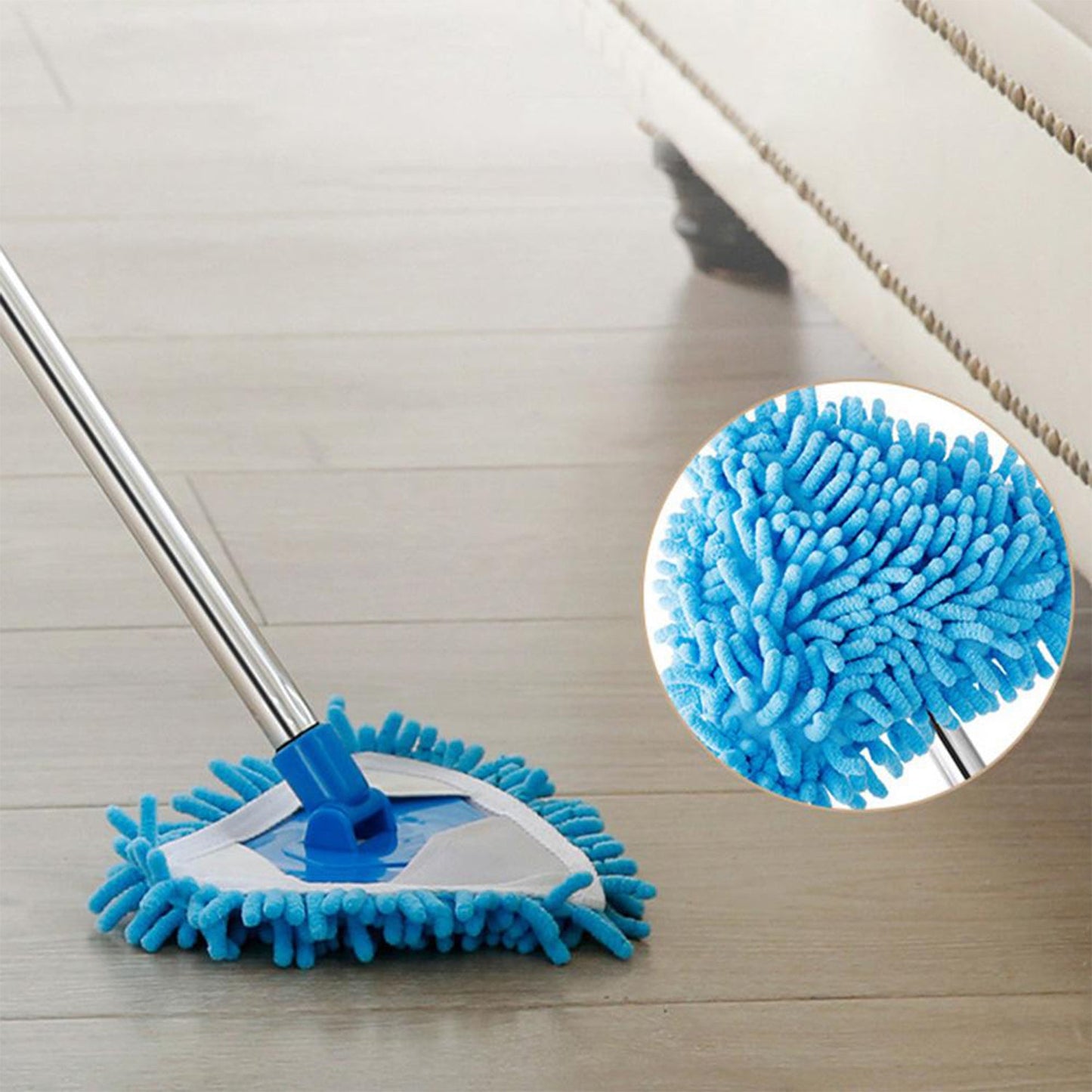 6259 Rotatable Triangle Mop with Long Handle 