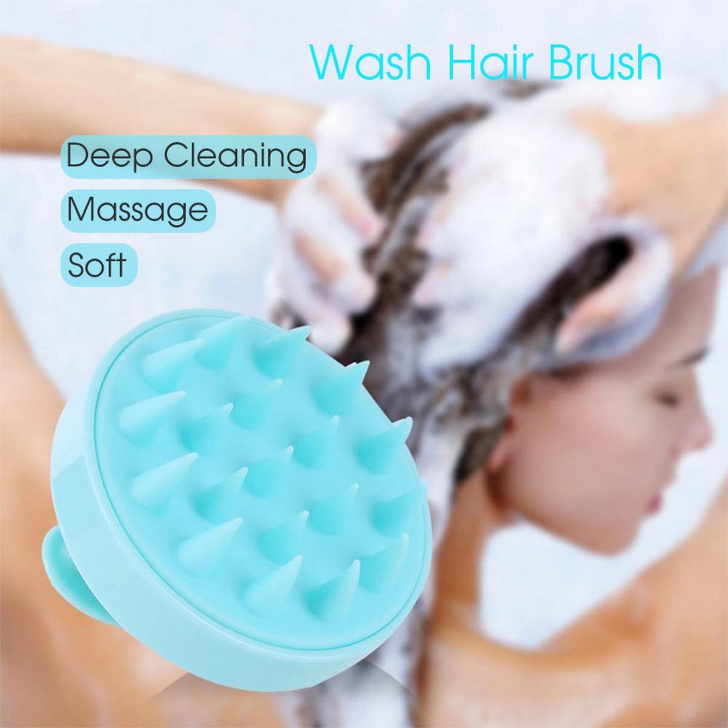 6099 Hair Scalp Adjustable Massager Shampoo Brush,Scalp Shampoo Brush 