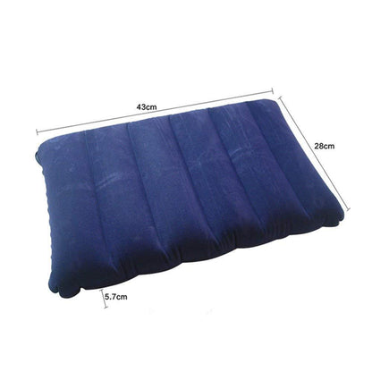 510 Velvet Air Inflatable Travel Pillow (Blue) 