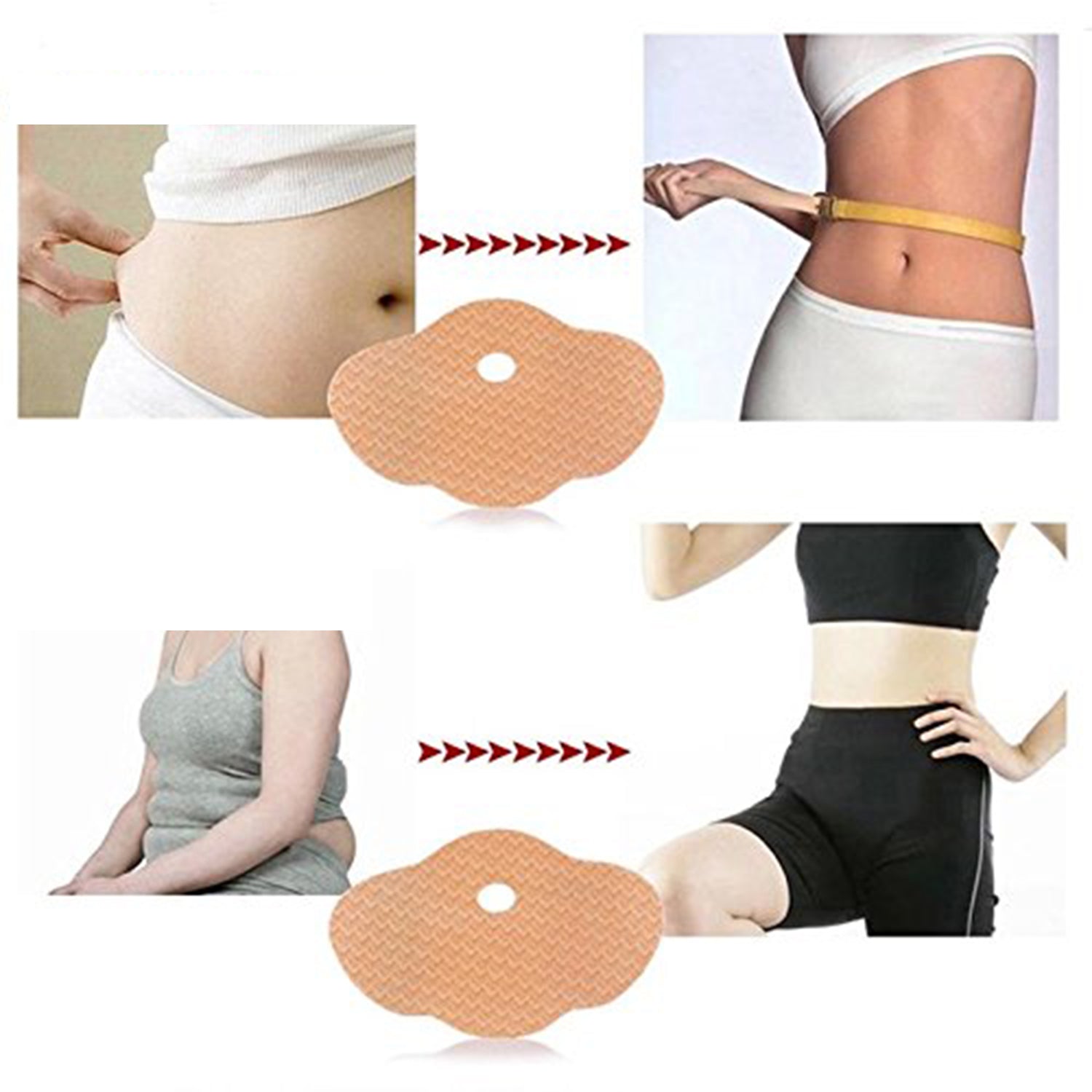 6435 Wonder Patch Quick Slimming Patch Belly Slim Patch Abdomen Fat burning Navel Stick Slimer Face Lift Tool 