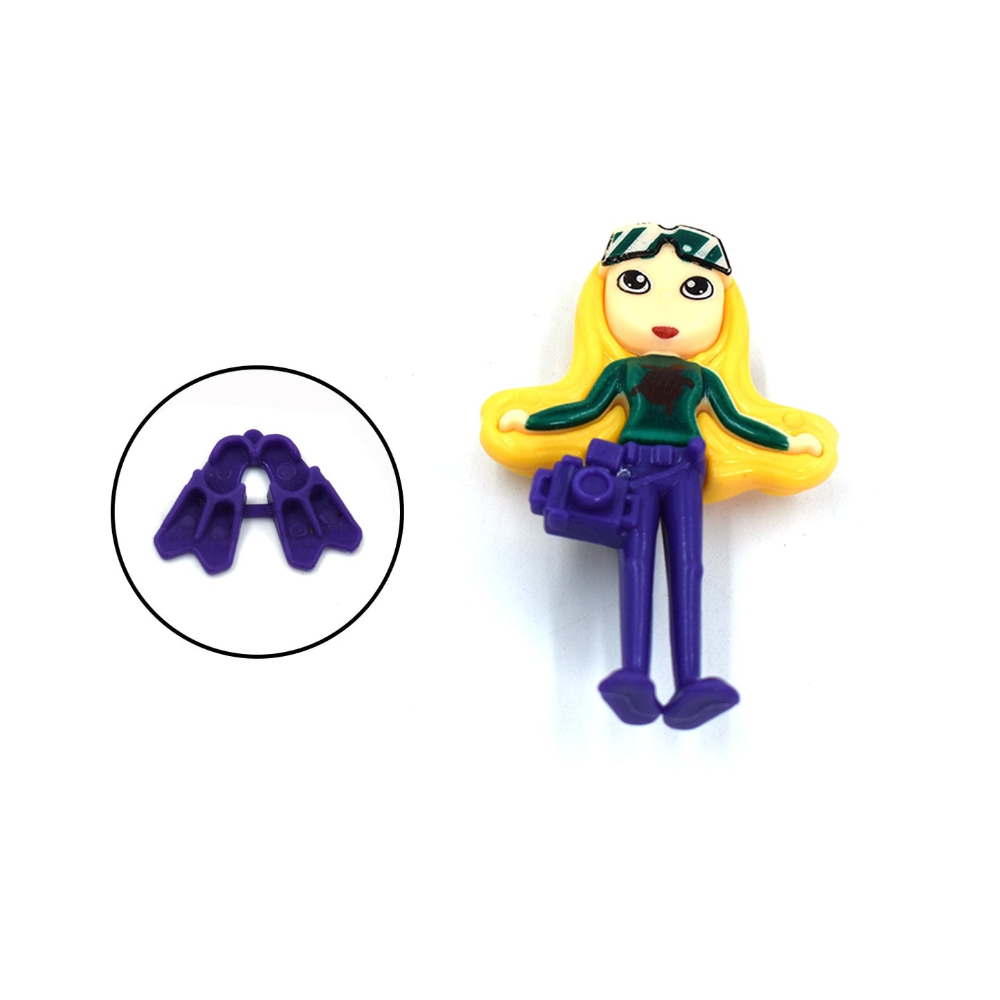 4429 30pc Colorful mermaid (jalapari) dolls toy 