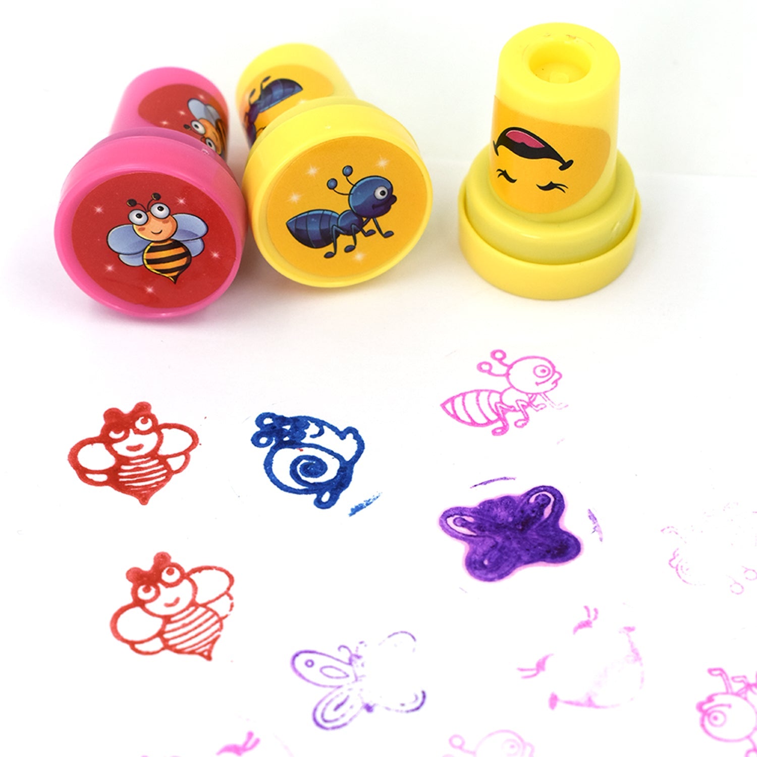 4805 12 Pc Stamp Set used in all types of household places by kids and children’s for playing purposes. 