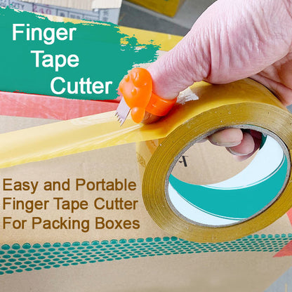 1674 Easy and Portable Finger Tape Cutter For Packing Boxes 