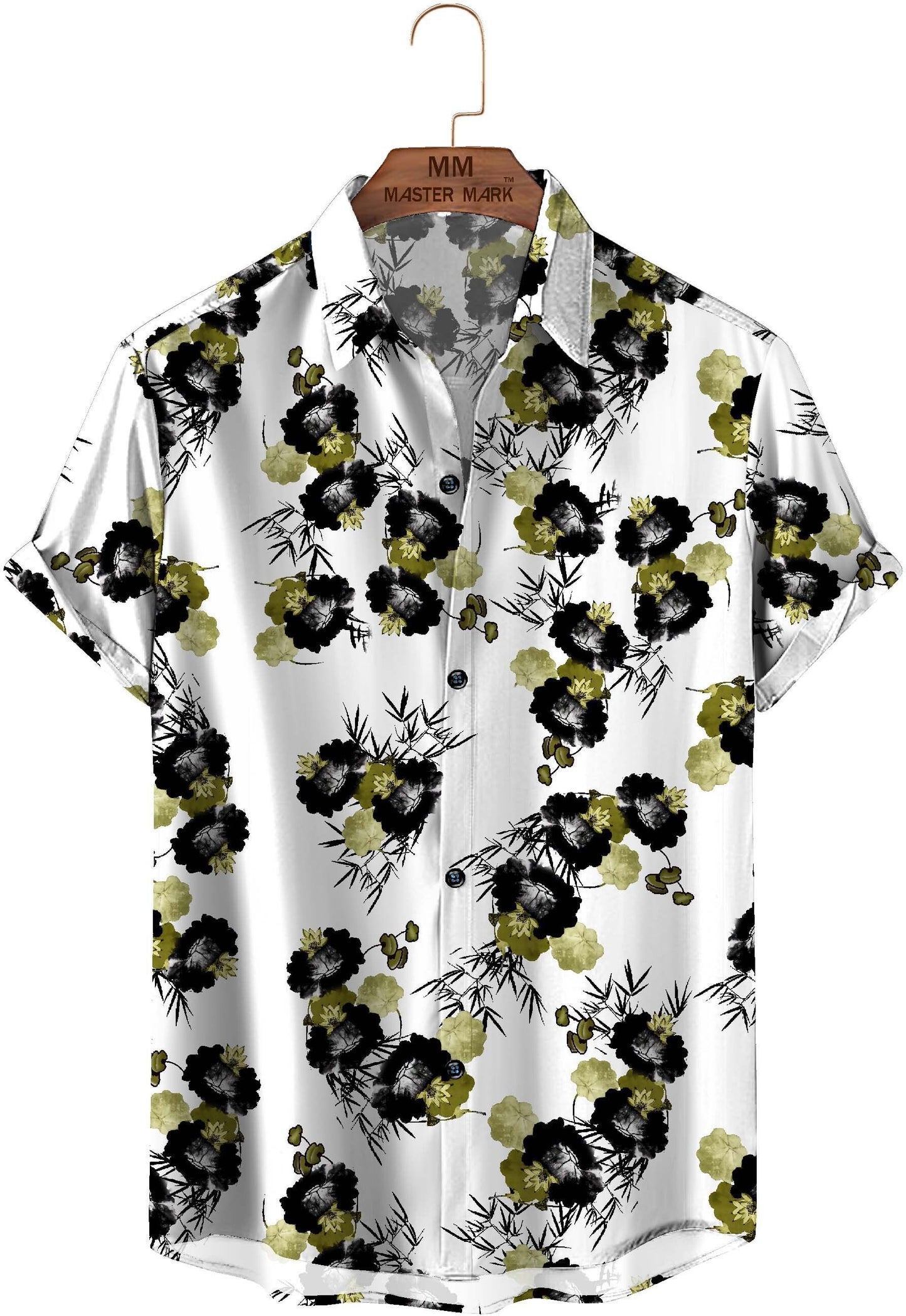 Trendy Men's Printed Poly Cotton Shirt