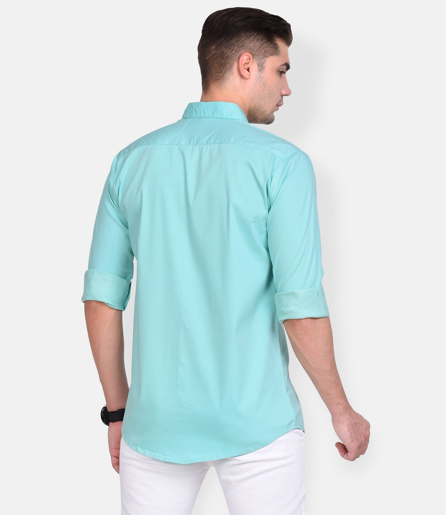 Paul Street Cotton Color Block Full Sleeves Slim Fit Casual Shirt