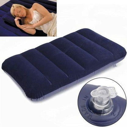 510 Velvet Air Inflatable Travel Pillow (Blue) 