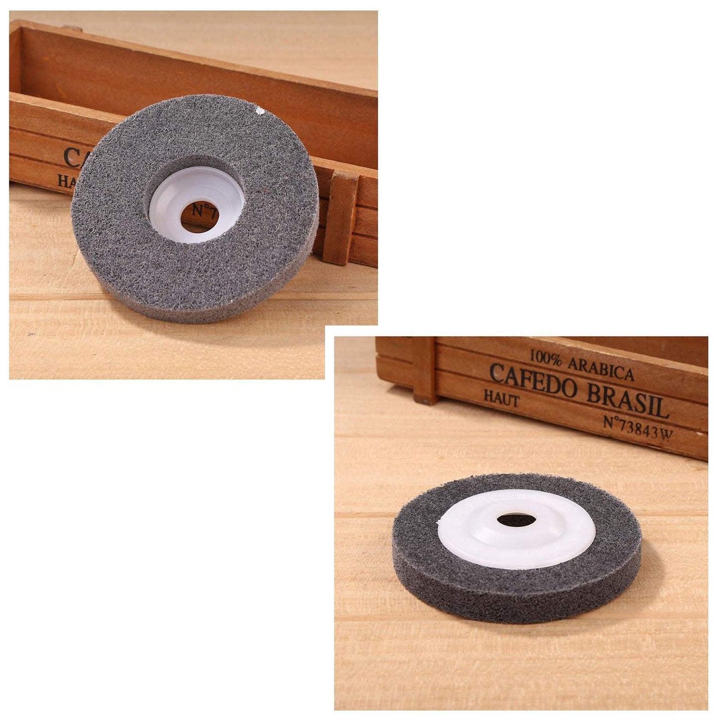 1786 100mm Nylon Fiber Polishing Wheel Grinding Disc For Angle Grinder (1Pc) 