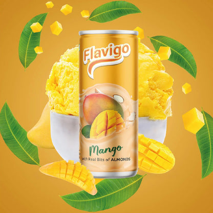 1011 Flavigo Mango Ice Cream Milkshake (180Ml) | Ice cream shakes 