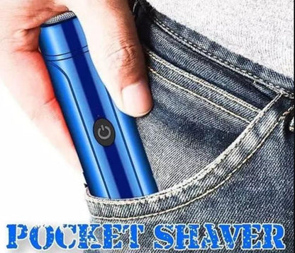 Portable Mini Shaver, Pocket Razor for Men USB Rechargeable Waterproof