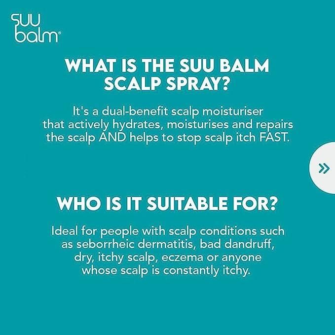 Suu Balm Rapid Itch Relief Scalp Spray Moisturiser (Pack of 1)