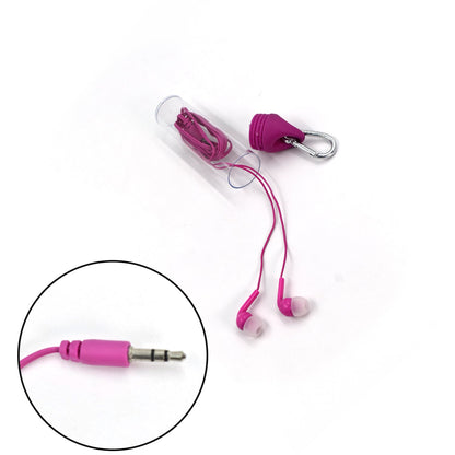 7273 Phone Earphones with Microphone with Case 