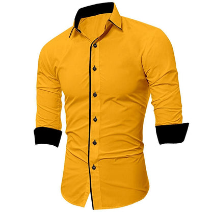 Cotton Solid Slim Fit Casual Shirt