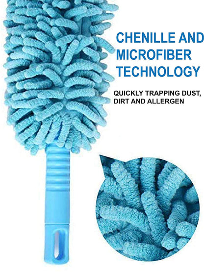 1270 Foldable Multipurpose Microfiber Fan Cleaning Duster for Quick and Easy Cleaning 
