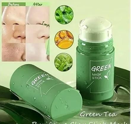 Green Tea Herbal Mask Stick for Removes Blackheads