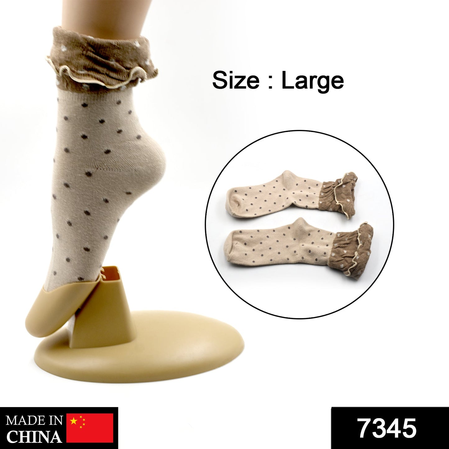 7345 High Attractive Ankle Socks For Women (1 Pair Only) 