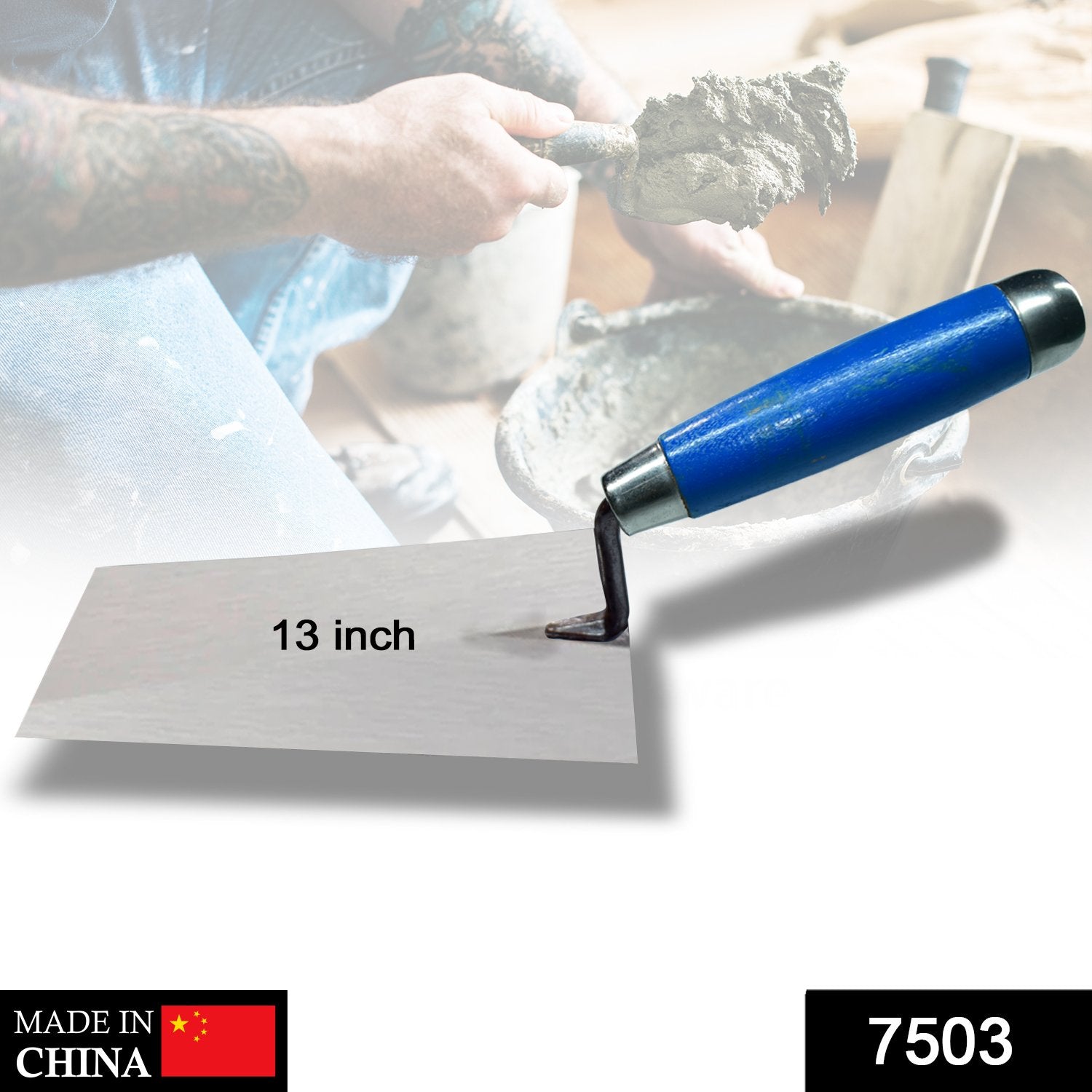 7503 Professional Render Plastering Trowel, Smooth Trowel 13 Inch 