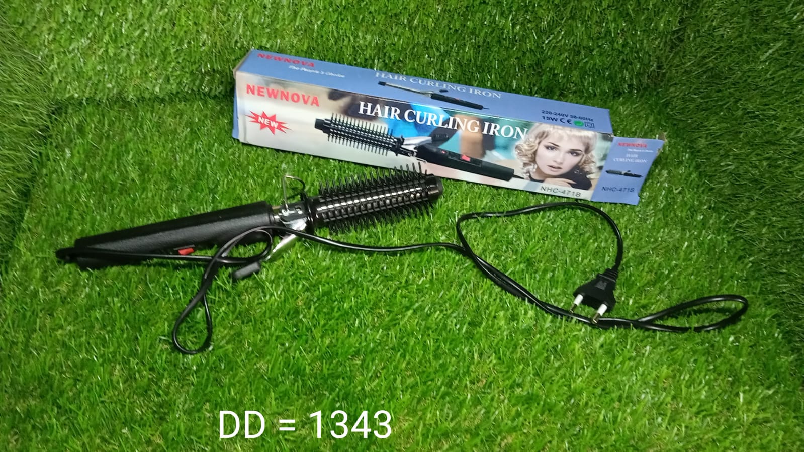 1343 Hair Curling Iron Rod for Women (black) 