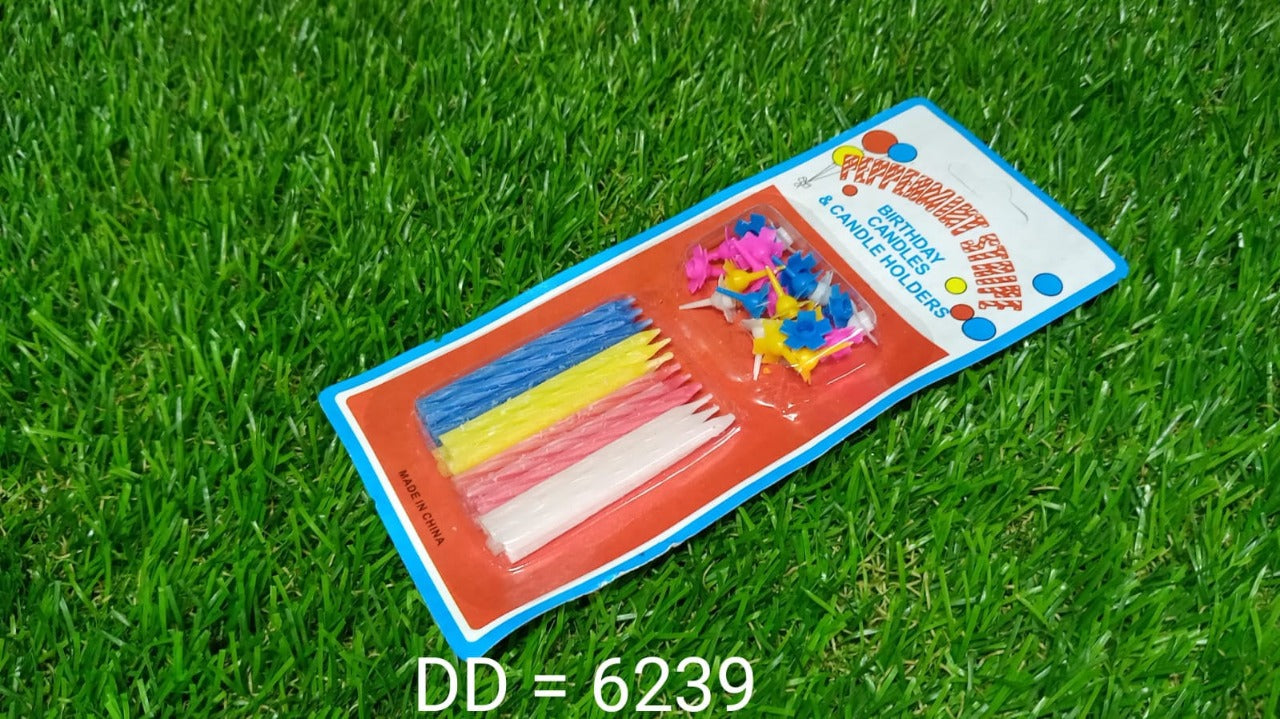 6239 Birthday Party Candles (Pack of 24 pcs) 