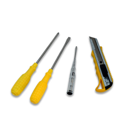 9161 Screwdriver And PVC Sheet Perspex Cutter Cutting Tool (Pack Of 4) 