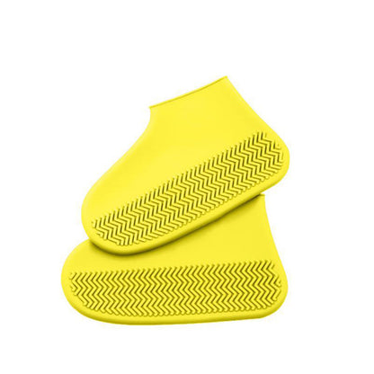 4867A NON-SLIP SILICONE RAIN REUSABLE ANTI SKID WATERPROOF FORDABLE BOOT SHOE COVER (MEDIUM) 
