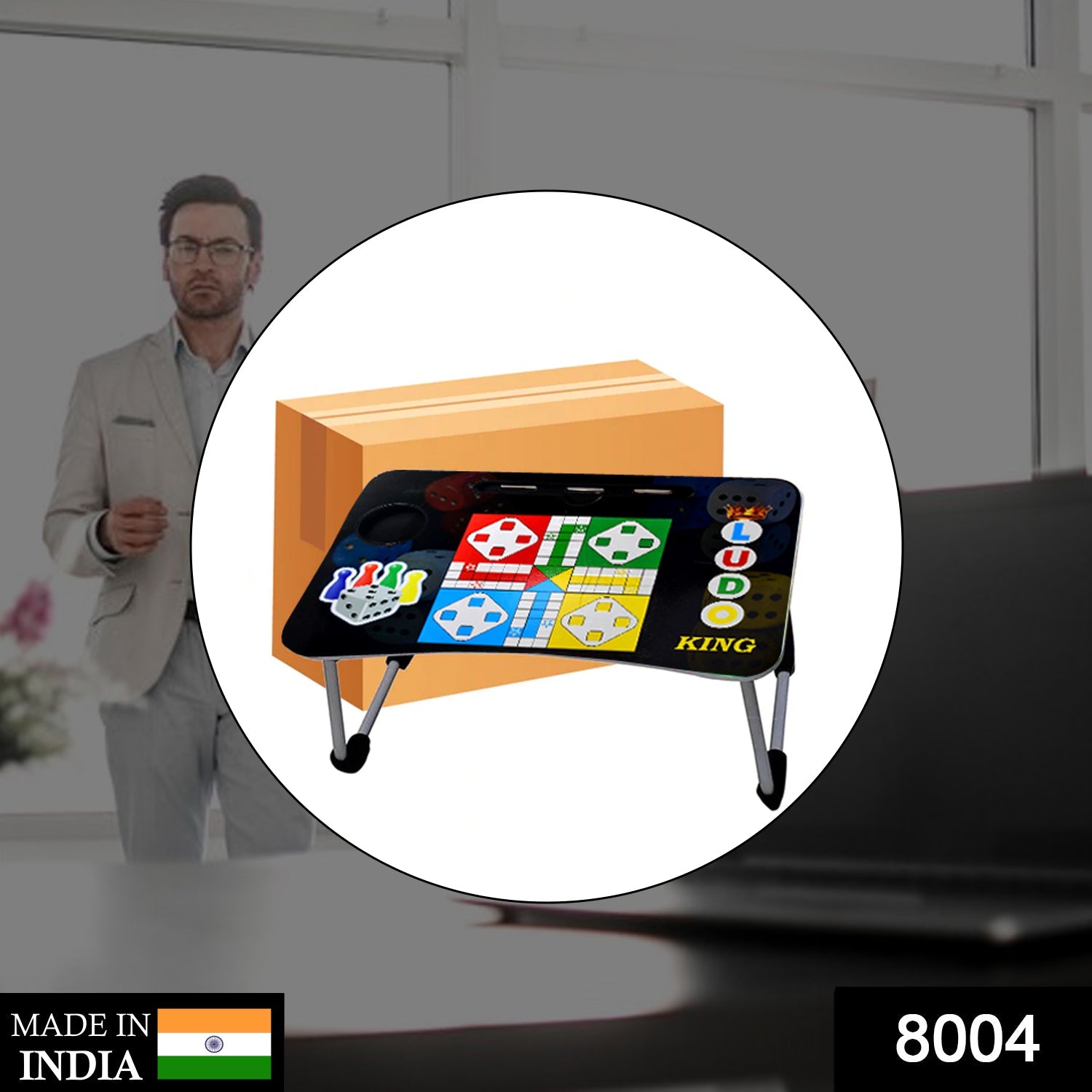 8004 Multipurpose Foldable Laptop Table 