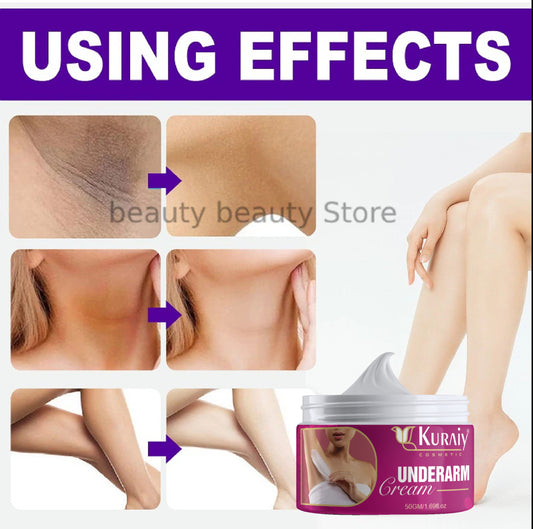 KURAIY Whitening Cream For Private Parts 7 Days To Remove Melanin Underarm Whitening Cream To Remove Melani For Men & Women (50gm)