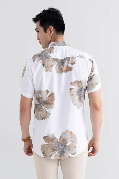 Latest Men's Printed Cotton Shirt
