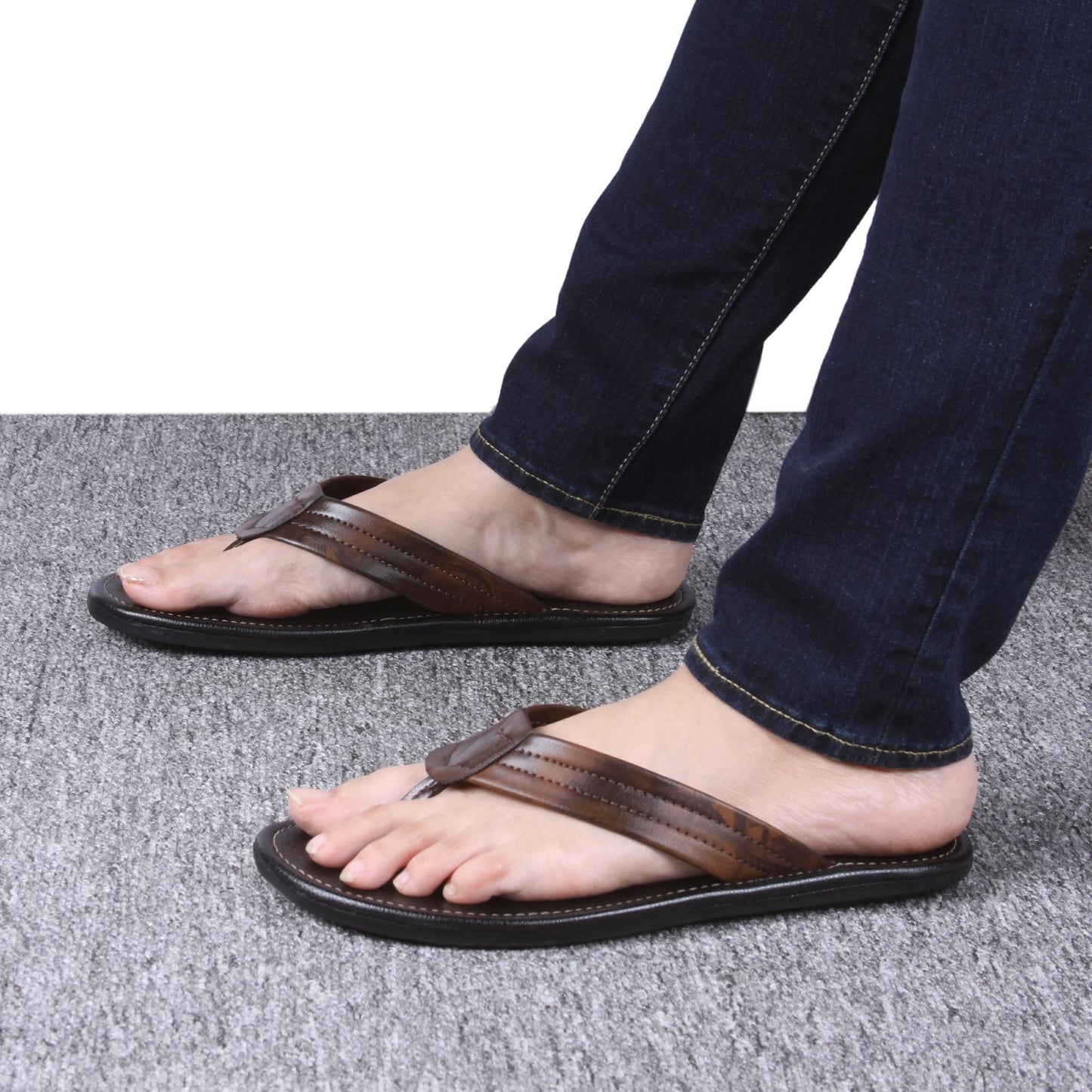 Men's Fashionable Leather Slipper