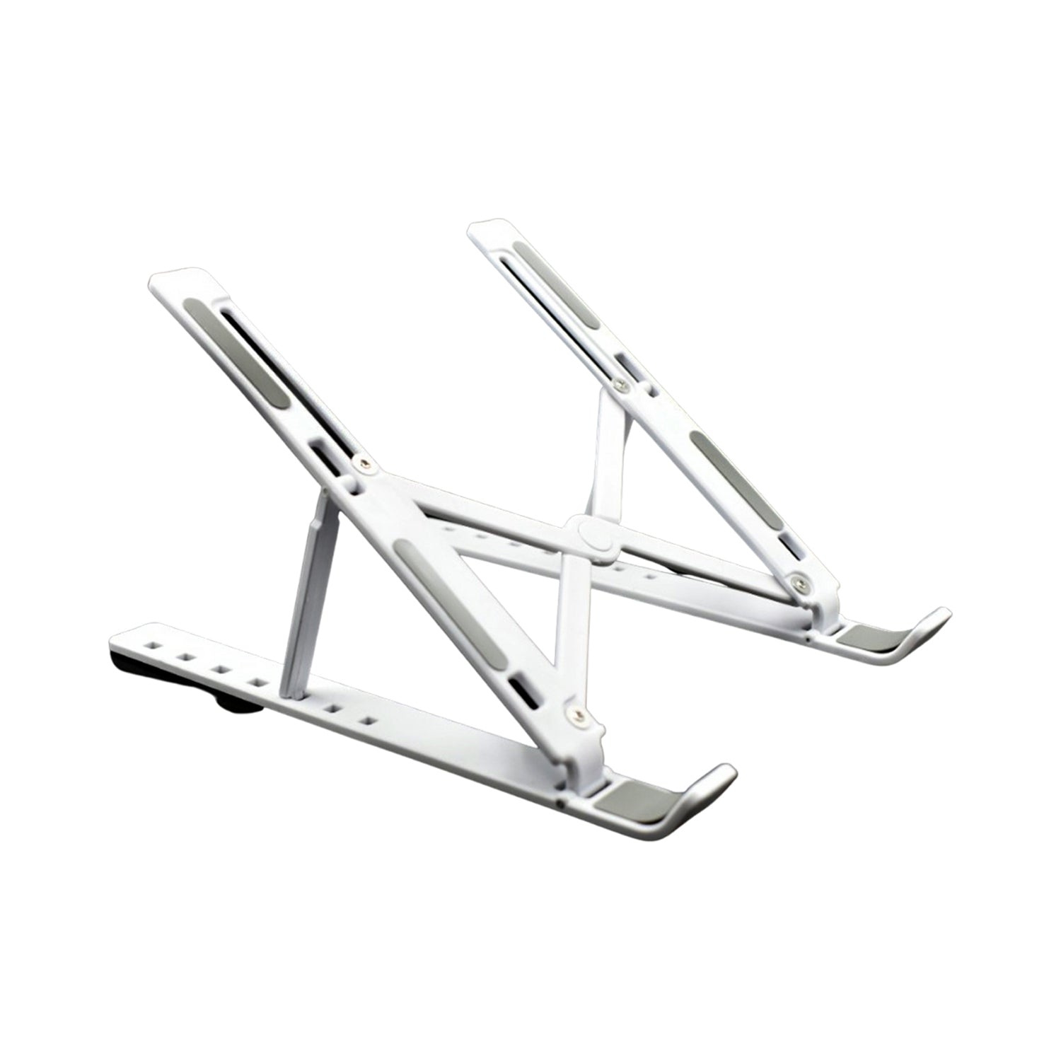 1320 Adjustable Laptop Stand Holder with Built-in Foldable Legs and High Quality Fibre 
